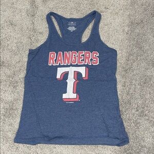 MLB Blue Rangers Muscle Tee